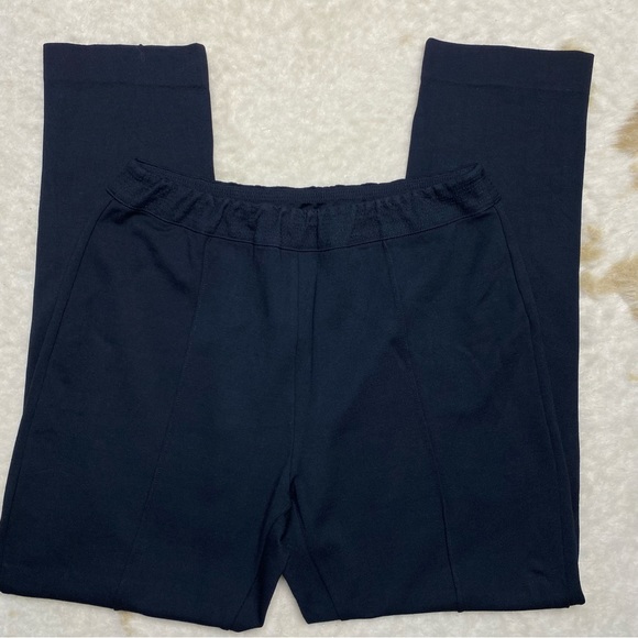 Soft Surroundings Pants Medium Stretch Ponte Knit Black Pull On Elastic Womens - Picture 2 of 8